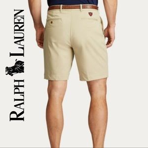 NWT POLO RALPH LAUREN BILTMORE KHAKI GOLF SHORTS